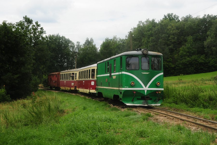 2020.08.05 JHMD T47.015 und T47.005 Jindřichův Hradec - Nová Bystřice (7)